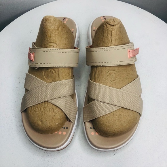Skechers Women's Relaxed Fit: Bayshore cream peach sandals SZ 8. RR1 - Picture 6 of 10